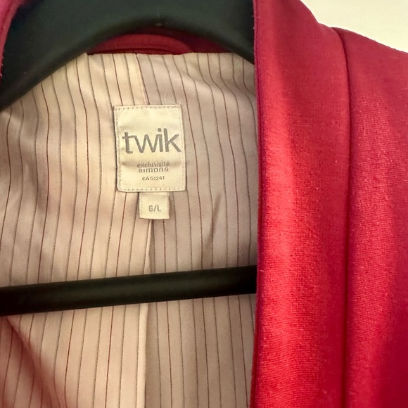 TWIK no collar woman’s pink blazer size L - Picture 2 of 3